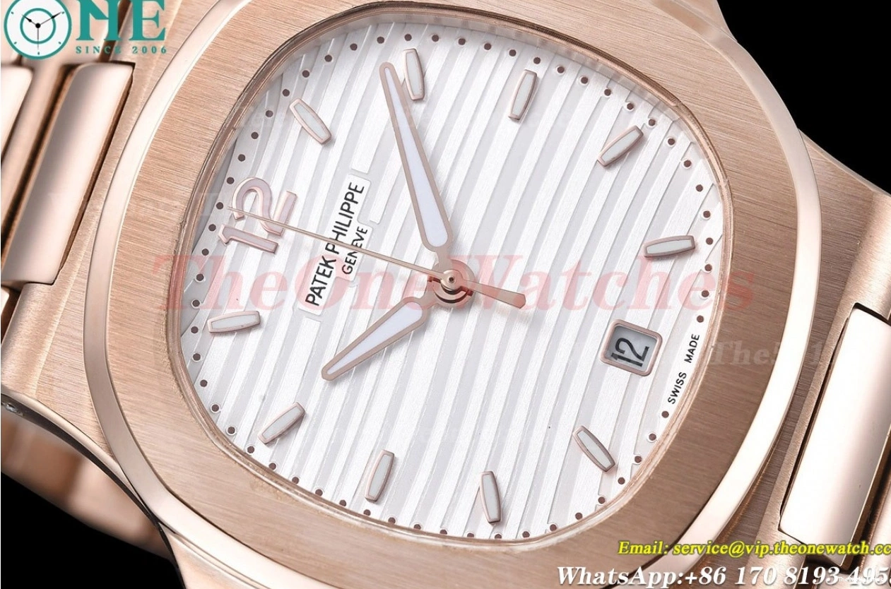 Dial RG Nautilus MY8215 GDF RG White 40mm 0514